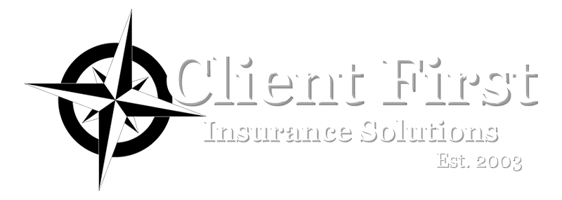 Client First Insurance Solutions - Logo 800 White